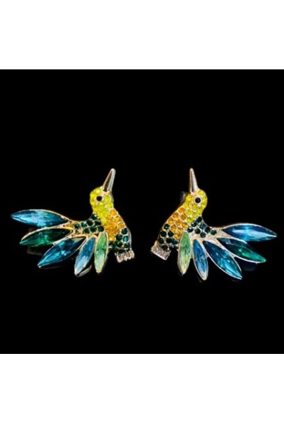 Multicolored Flying Bird Earrings For Women & Girls
